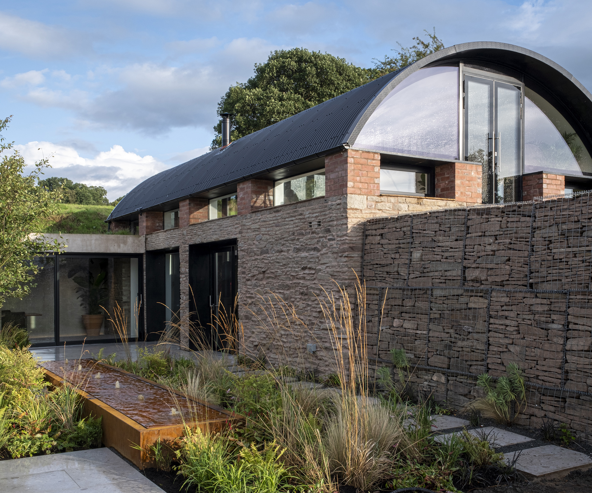 A sustainable home with stunning views from a converted reservoir building