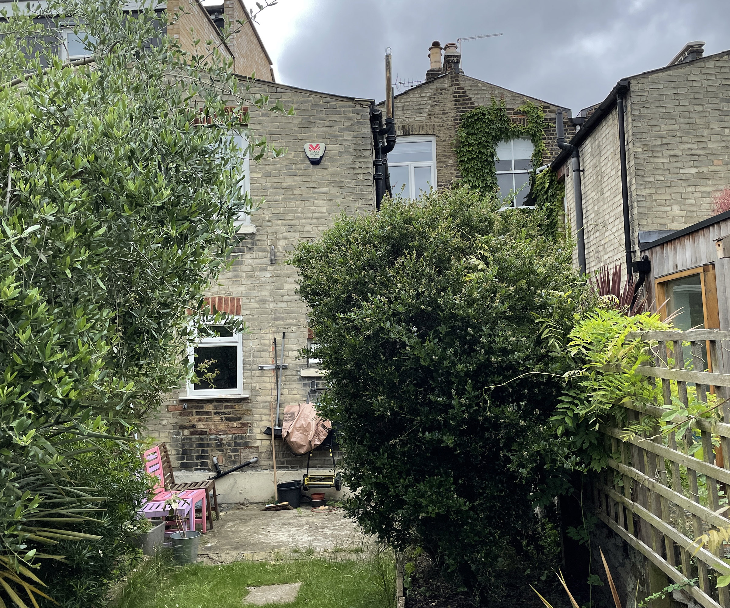 image of the exterior of a terraced london home before an extension project